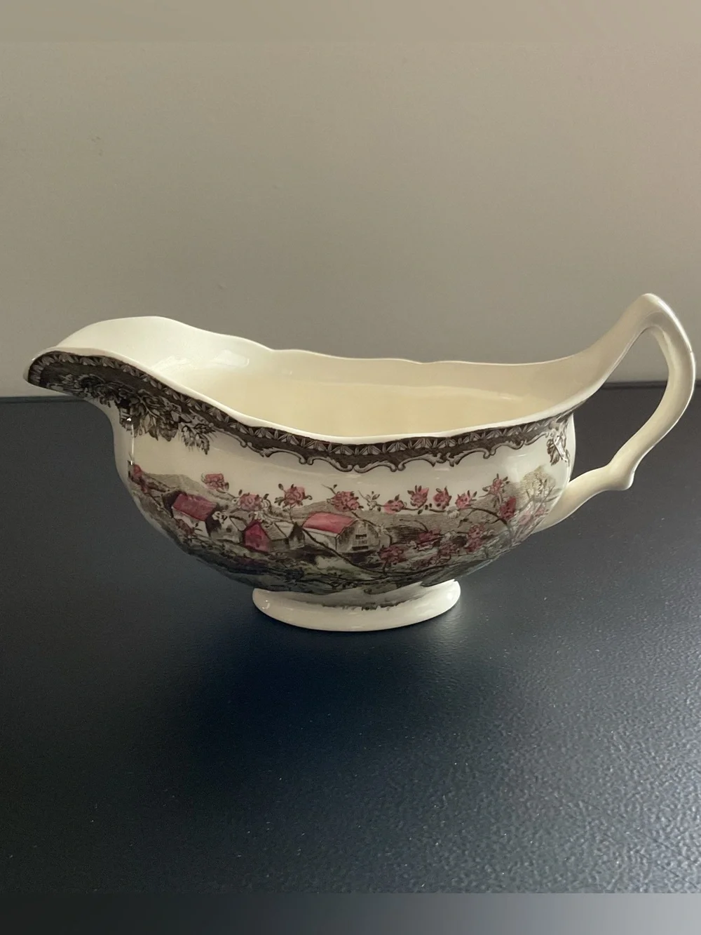 Vintage Johnson Bros The Friendly Village Gravy Boat